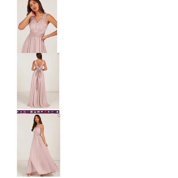 Azazie Dusty Rose Bridesmaid Dress “Gertrude” - Picture 9 of 15